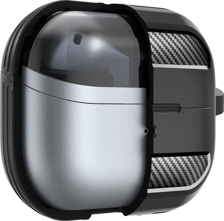 Spigen Rugged Armor - Case for Samsung Galaxy Buds 3 / 3 FE / 3 Pro (Matte Black) - 9