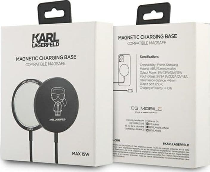 Karl Lagerfeld Outline Magnetic Charger Base 15W - 4