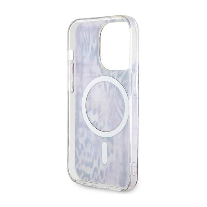 Guess Leopard MagSafe - Case for iPhone 14 Pro (Pink) - 7
