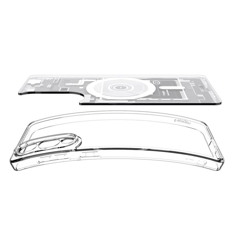 Spigen Ultra Hybrid Mag MagSafe - Case for Samsung Galaxy S25 Edge (Zero One White) - 6