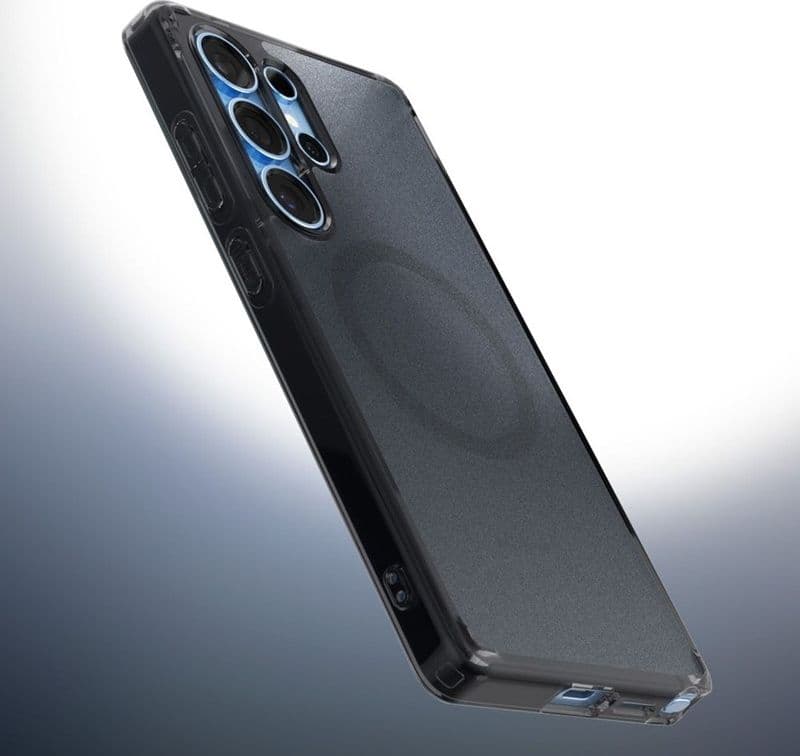 Spigen Ultra Hybrid Mag MagSafe - Case for Samsung Galaxy S25 Edge (Frost Black) - 8