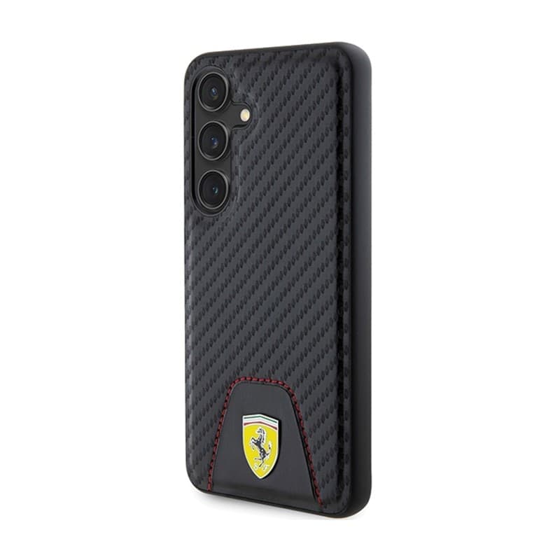 Ferrari Carbon Stitched Bottom - Case for Samsung Galaxy S24 (black) - 2