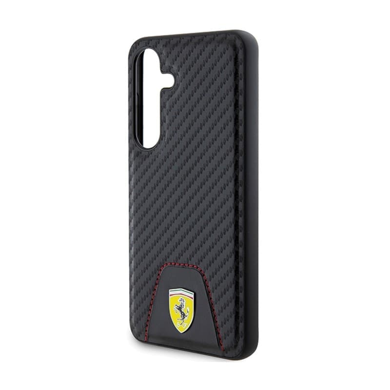 Ferrari Carbon Stitched Bottom - Case for Samsung Galaxy S24 (black) - 6