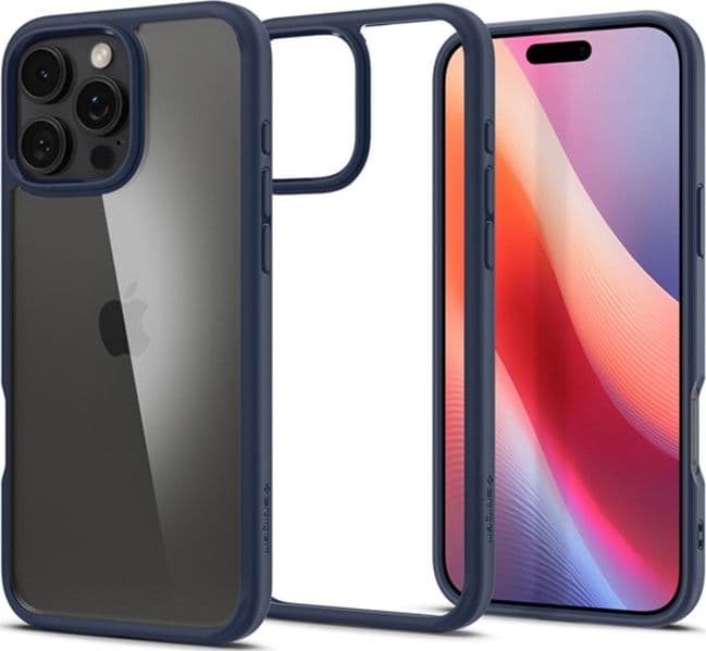 Spigen Ultra Hybrid - Case for iPhone 16 Pro Max (Navy Blue) - 3