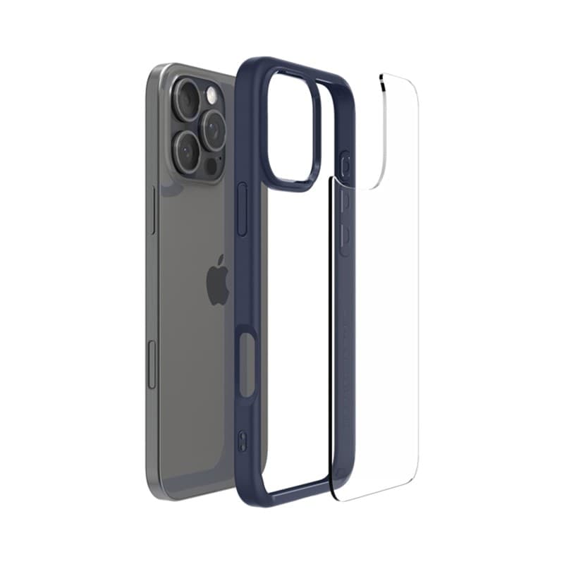 Spigen Ultra Hybrid - Case for iPhone 16 Pro Max (Navy Blue) - 9