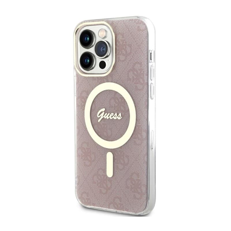 Guess 4G MagSafe - Case for iPhone 14 Pro Max (Pink) - 2