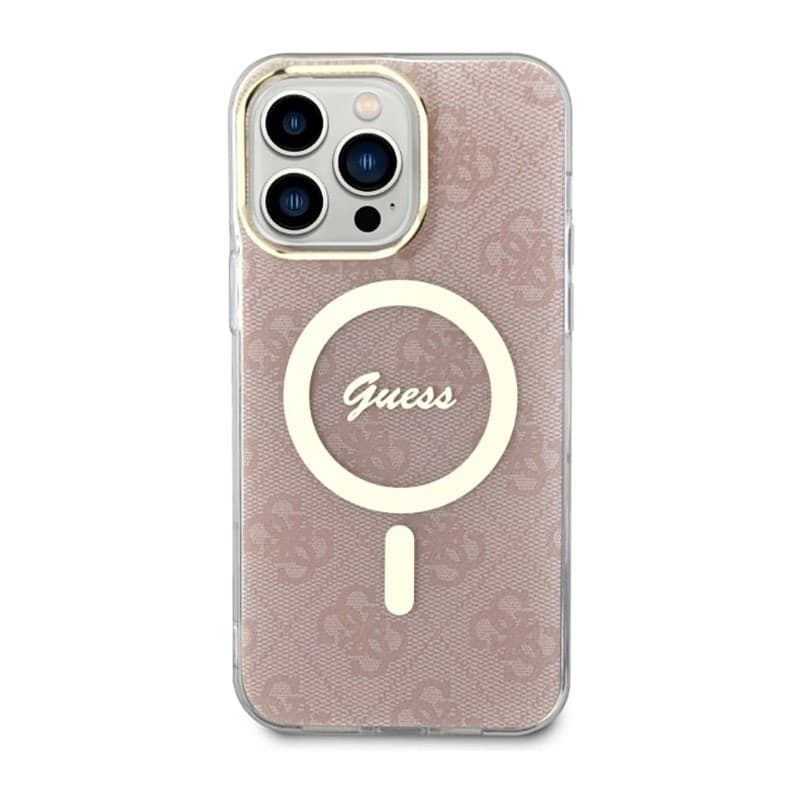 Guess 4G MagSafe - Case for iPhone 14 Pro Max (Pink) - 3