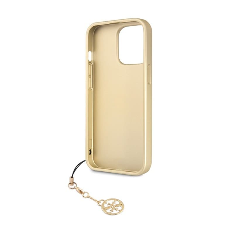 Guess 4G Charms Collection - Case for iPhone 14 Pro (Grey) - 7