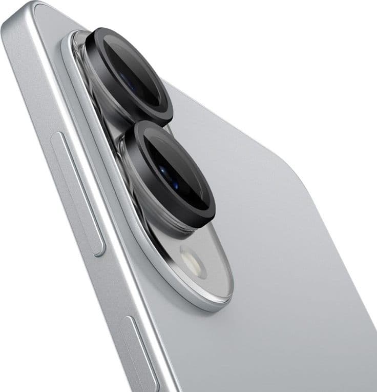 Spigen Optik Pro GLAS.TR EZ Fit Camera Protector 2-Pack - Lens Protector for Samsung Galaxy S25 Edge (2 pcs)(Black) - 3