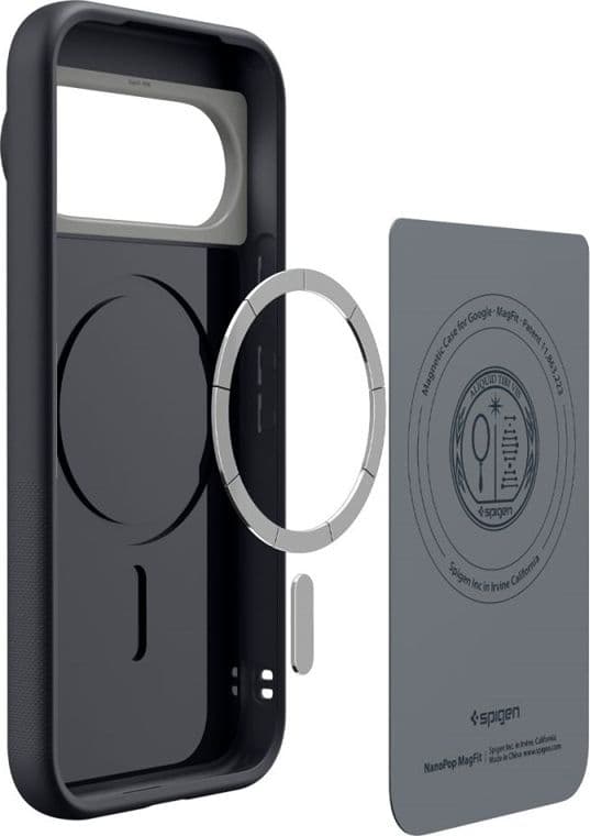 Spigen Nano Pop Mag MagSafe - Custodia per Google Pixel 11 Pro XL (Nero Sesamo) - 5