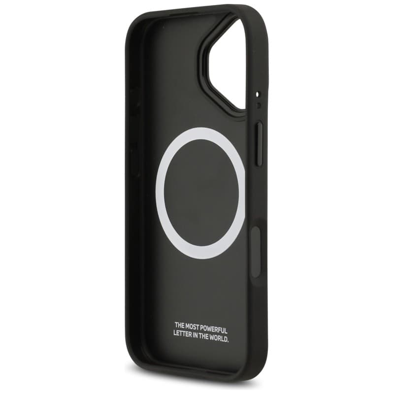 Custodia MagSafe con logo BMW M a strisce perforate per iPhone 17 (rossa) - 7