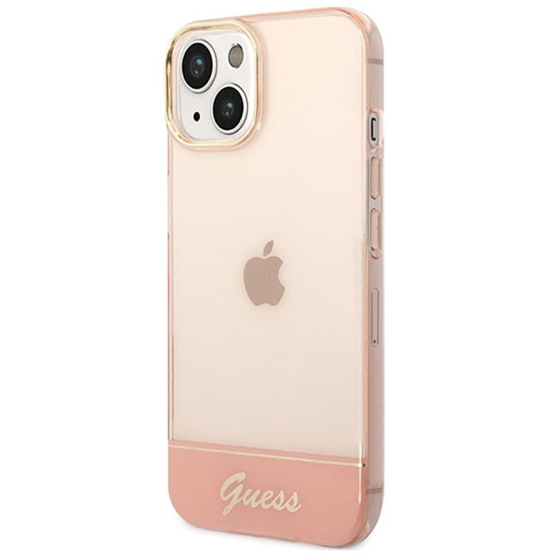 Guess Translucent - Case for iPhone 14 Plus (Pink) - 2