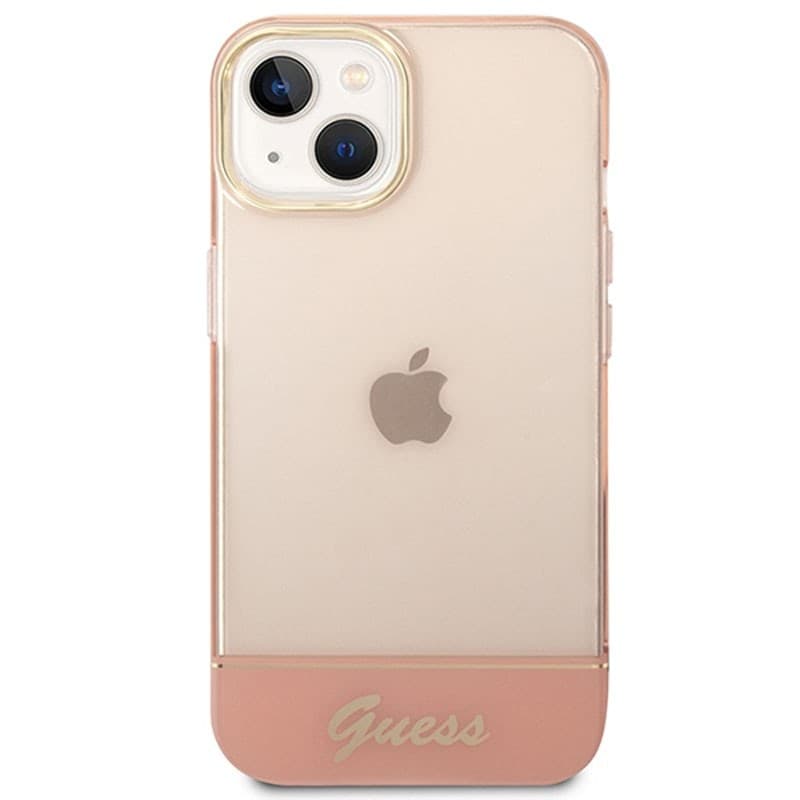 Guess Translucent - Case for iPhone 14 Plus (Pink) - 3