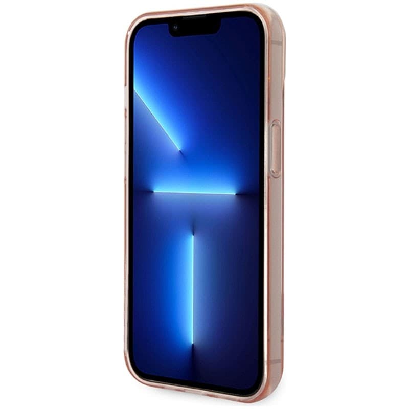 Guess Translucent - Case for iPhone 14 Plus (Pink) - 5