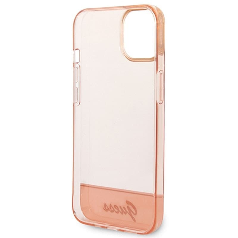 Guess Translucent - Case for iPhone 14 Plus (Pink) - 7