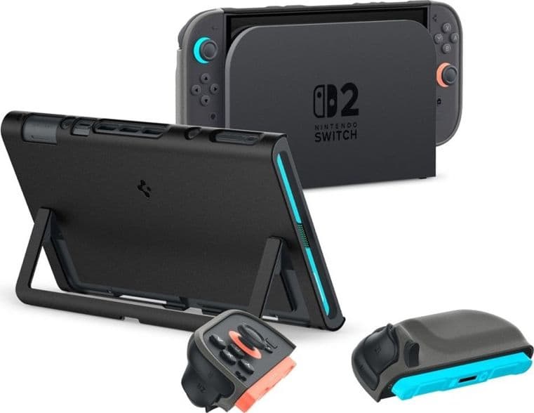 Spigen Nano Pop - Case for Nintendo Switch 2 (Black Sesame) - 3