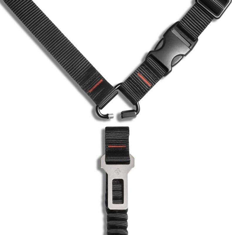 Spigen PS100 - Cintura di sicurezza/guinzaglio per animali domestici per auto (nero) - 5