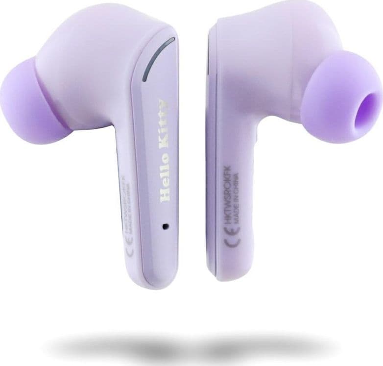 Hello Kitty O Glossy Finish - TWS Earbuds + Charging Case (Purple) - 4