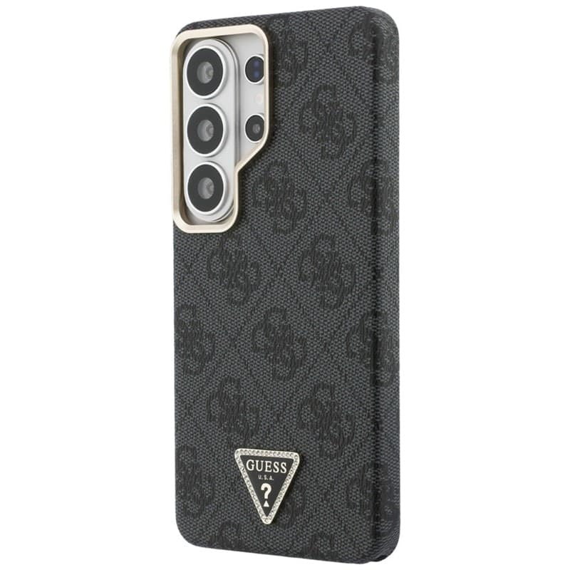 Guess 4G Triangle Logo MagSafe - Custodia per Samsung Galaxy S26 Ultra (Nero) - 2