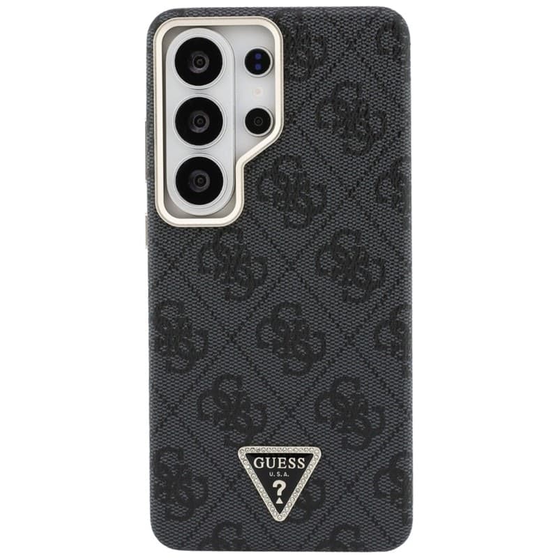 Guess 4G Triangle Logo MagSafe - Custodia per Samsung Galaxy S26 Ultra (Nero) - 3