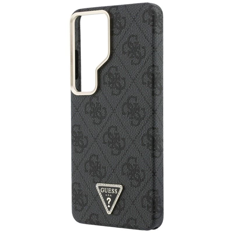 Guess 4G Triangle Logo MagSafe - Custodia per Samsung Galaxy S26 Ultra (Nero) - 6