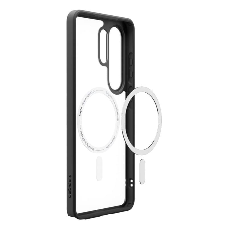 Spigen Ultra Hybrid Mag MagSafe - Custodia per Samsung Galaxy S26 Ultra (nero opaco) - 5
