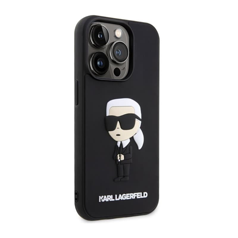 Karl Lagerfeld 3D Rubber NFT Ikonik - Case for iPhone 14 Pro (Black) - 4