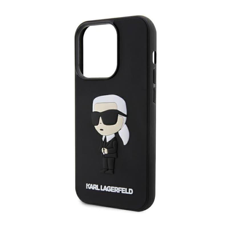Karl Lagerfeld 3D Rubber NFT Ikonik - Case for iPhone 14 Pro (Black) - 6