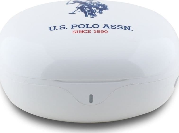 US Polo Assn DH Logo - TWS Earphones + Charging Case (White) - 3
