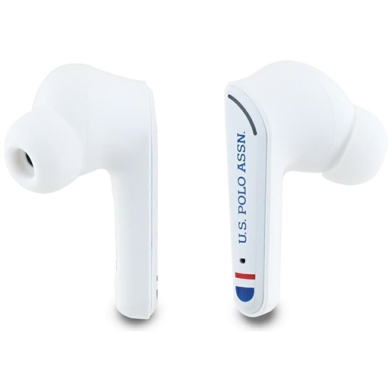 US Polo Assn DH Logo - TWS Earphones + Charging Case (White) - 4