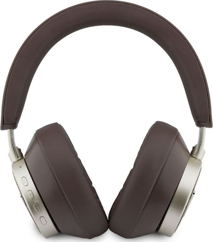 Cuffie circumaurali wireless Bluetooth V5.4 ENC con logo triangolare Guess 4G (marrone) - 4