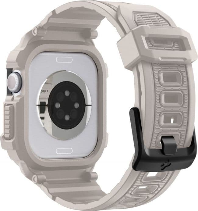 Spigen Rugged Armor Pro V2 – Cinturino con custodia per Apple Watch 10/11 42 mm (beige dune) - 3