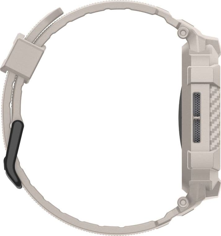 Spigen Rugged Armor Pro V2 – Cinturino con custodia per Apple Watch 10/11 42 mm (beige dune) - 4
