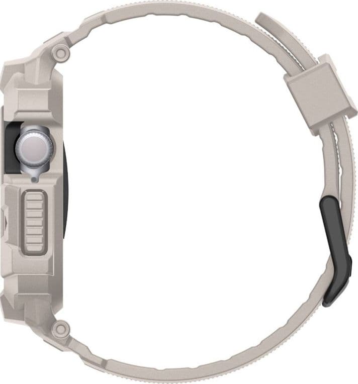 Spigen Rugged Armor Pro V2 – Cinturino con custodia per Apple Watch 10/11 42 mm (beige dune) - 5