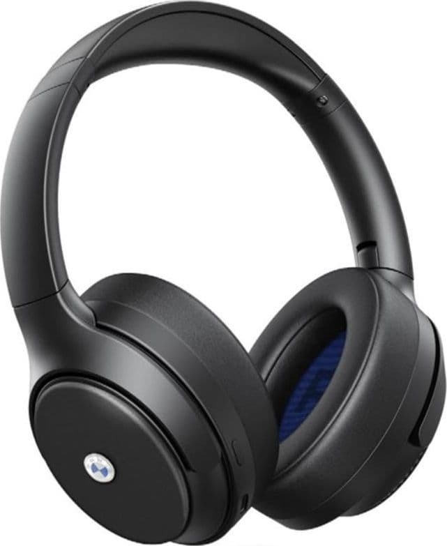 BMW Metal Logos - Wireless Over-Ear Bluetooth Headphones ANC + ENC (Black) - 2