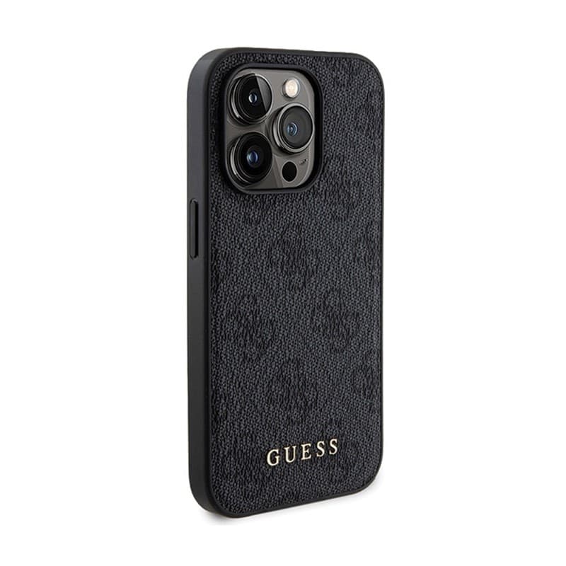 Guess Bundle Pack MagSafe 4G Metal Gold Logo - Case set + Power Bank 5000mAh MagSafe iPhone 13 Pro Max (black) - 4