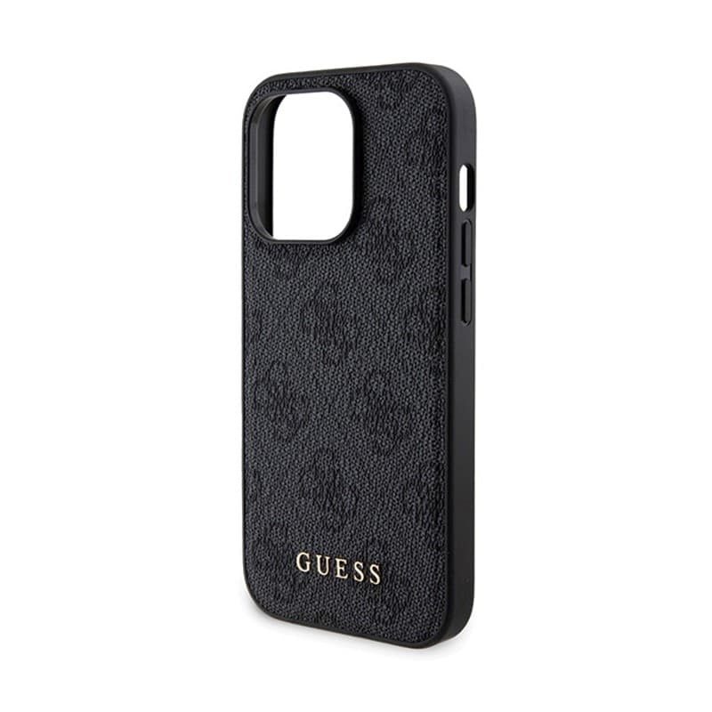 Guess Bundle Pack MagSafe 4G Metal Gold Logo - Case set + Power Bank 5000mAh MagSafe iPhone 13 Pro Max (black) - 6