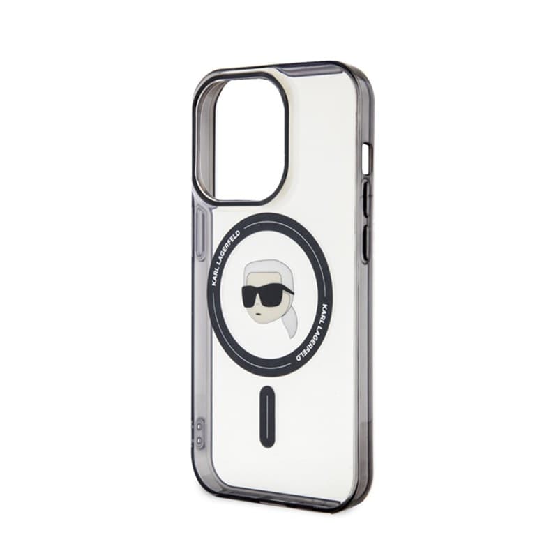 Karl Lagerfeld IML Karl Head MagSafe - Case fir iPhone 15 Pro (Transparent) - 6