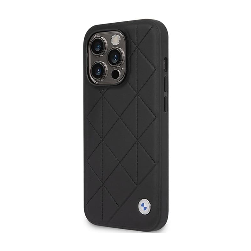 BMW Leather Quilted - Case for iPhone 14 Pro (black) - 2