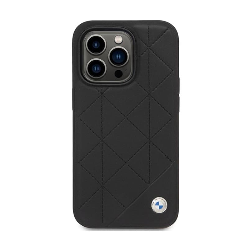 BMW Leather Quilted - Case for iPhone 14 Pro (black) - 3