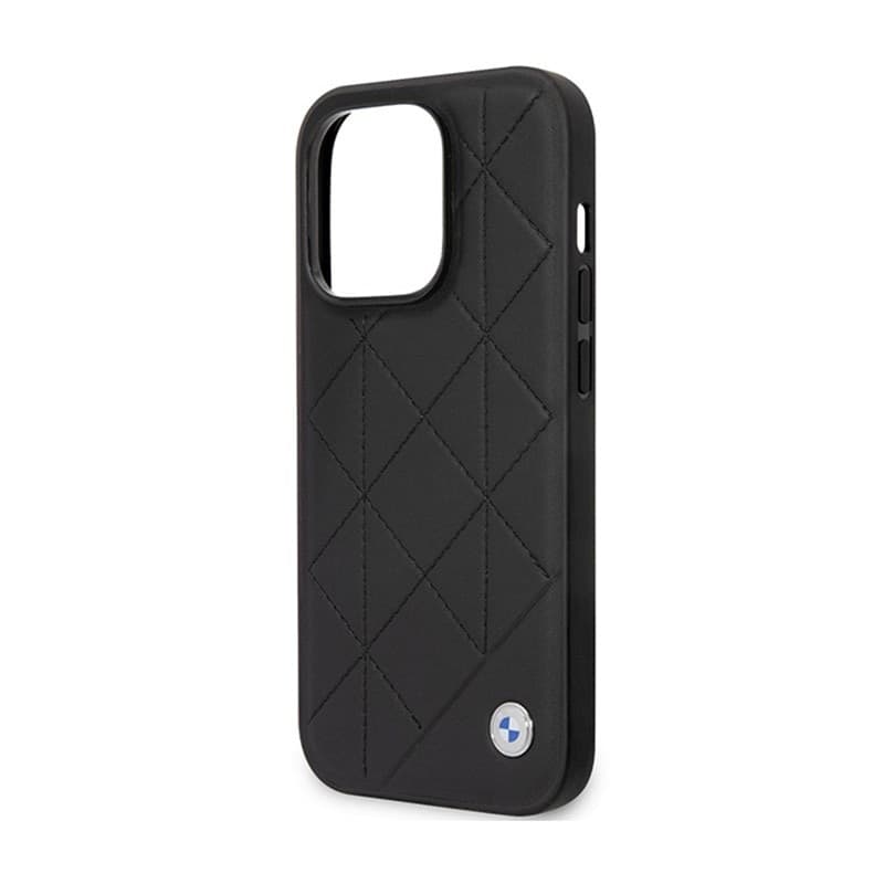 BMW Leather Quilted - Case for iPhone 14 Pro (black) - 6