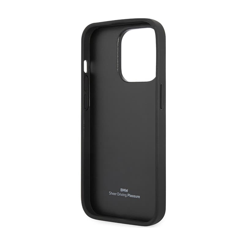 BMW Leather Quilted - Case for iPhone 14 Pro (black) - 7