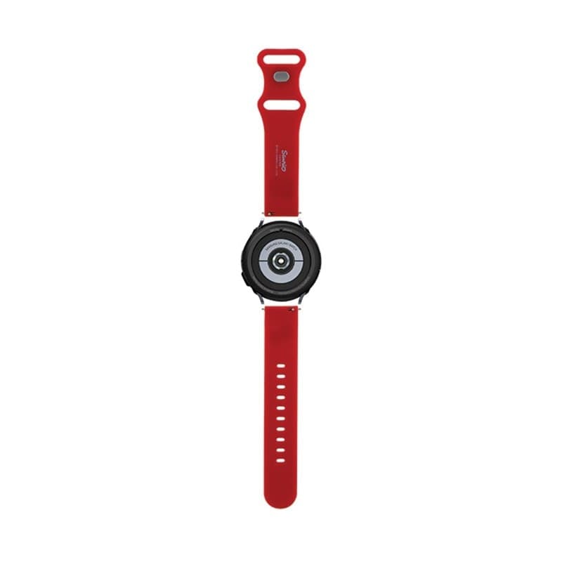 Hello Kitty Silicone Kitty Head - Universal strap for smartwatch 20 mm (red) - 2