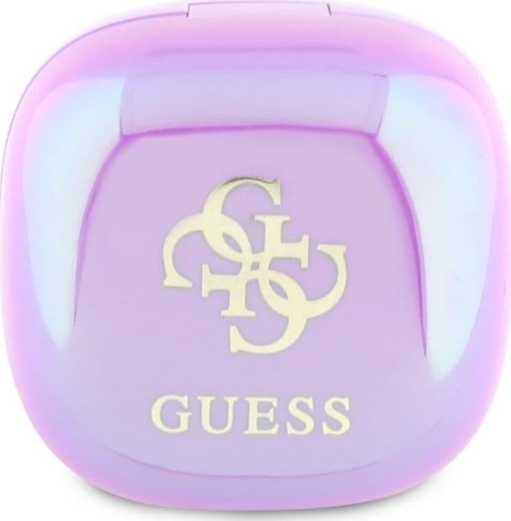 Guess 4G Printed Logo - Bluetooth TWS Headphones + Charging Case (Purple) - 2