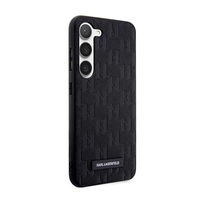 Karl Lagerfeld Saffiano Monogram Metal Logo - Case Samsung Galaxy S24 (czarny) - 4