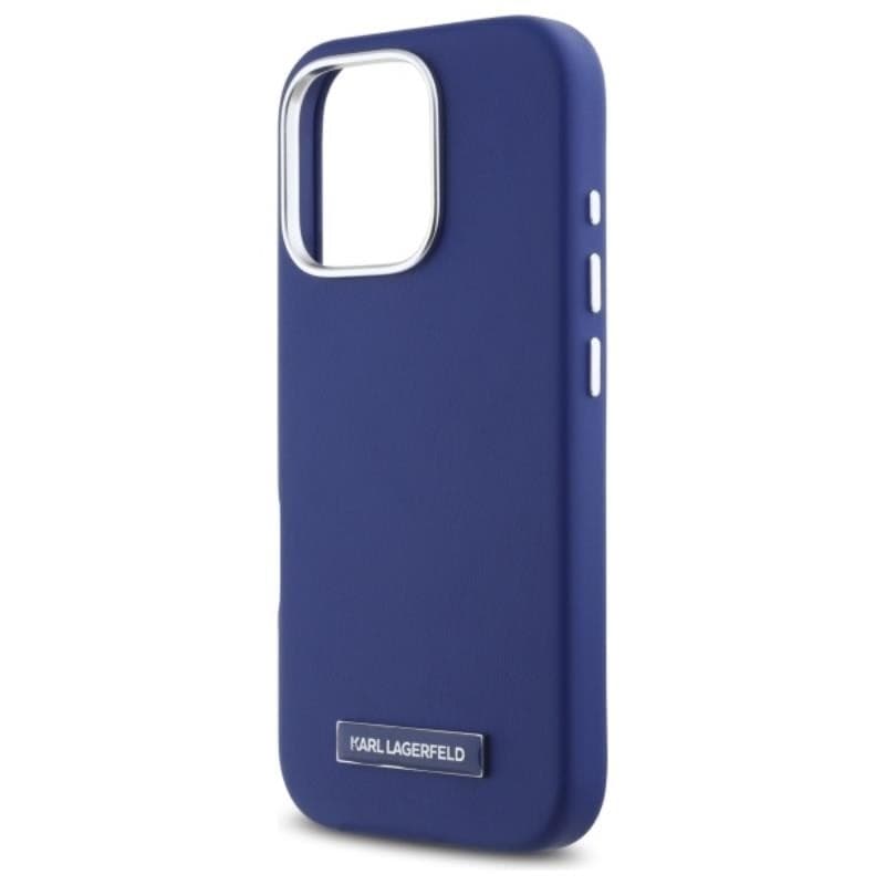 Karl Lagerfeld FW Metal Plate MagSafe - Case for iPhone 16 Pro Max (blue) - 6