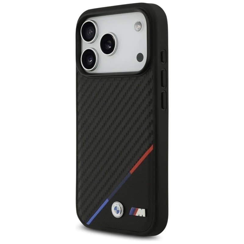BMW M Carbon Tricolor Line MagSafe - Case iPhone 17 Pro (black) - 2