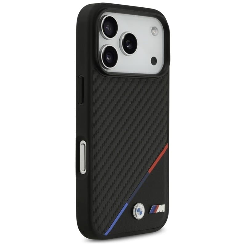 BMW M Carbon Tricolor Line MagSafe - Case iPhone 17 Pro (black) - 4