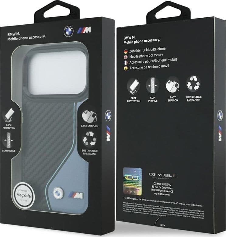 BMW M Carbon Logo MagSafe - Case iPhone 17 Pro (blue) - 8