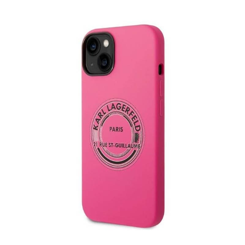 Karl Lagerfeld Silicone RSG - Case for iPhone 14 Plus (Pink) - 2